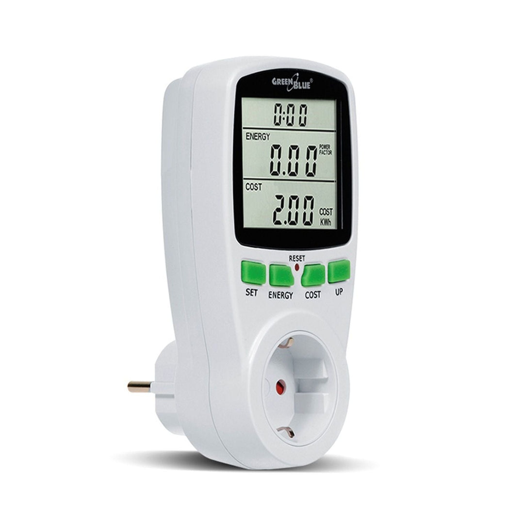 Energiemåler Wattmeter GreenBlue GB202G Tysk stik
