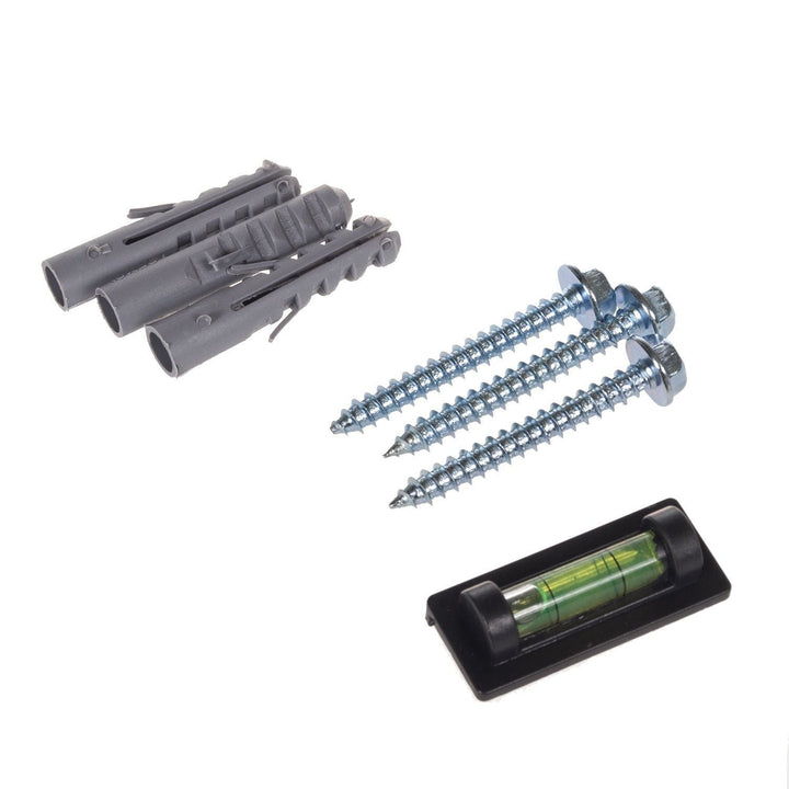 Maclean DVD-hylde, enkelt, maks. 10 kg, glas, MC-738