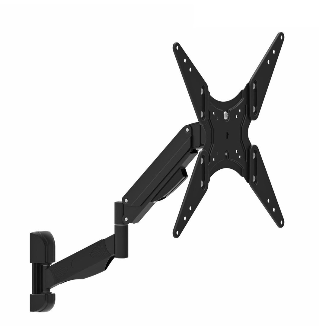 Maclean TV-holder, til tv eller skærm, gasfjeder, 2 arme, højdejustering 25 cm, 32"-55", 22 kg, sort, MC-784
