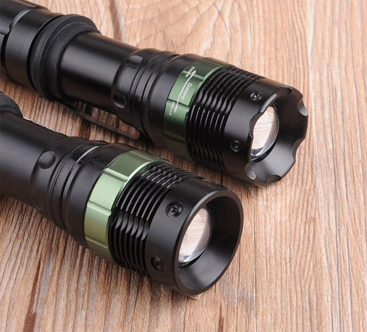 Maclean LED-lommelygte, cykellygte, oplader-sæt, Cree 200 lumen, MCE175
