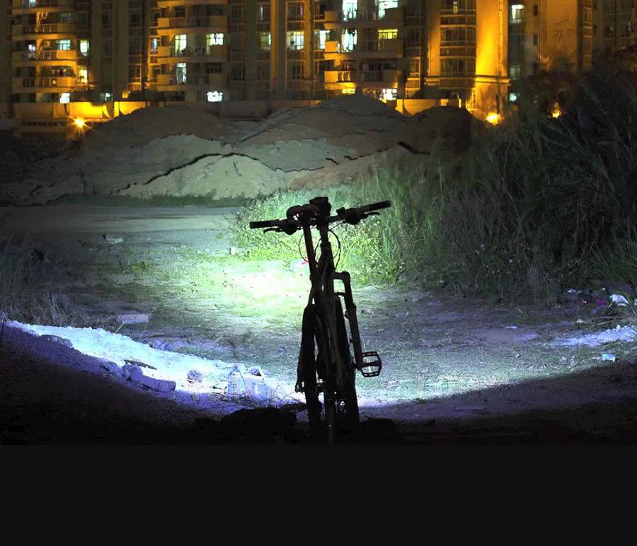 Maclean LED-lommelygte, cykellygte, oplader-sæt, Cree 200 lumen, MCE175