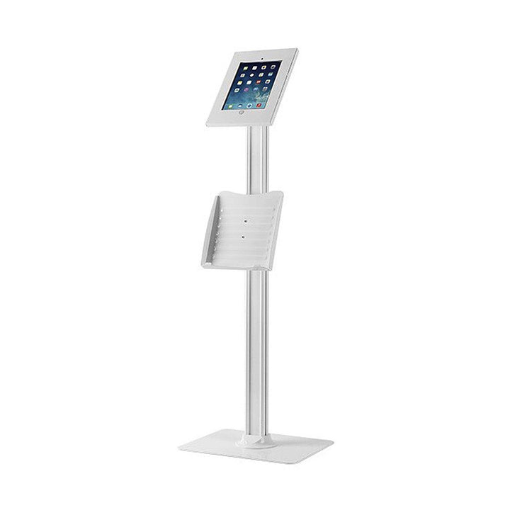 Maclean reklamestativ til tablet, gulvmodel med lås, 9,7"/10,2" iPad, 10,5" iPad Air/iPad Pro, 10,1" Samsung Galaxy Tab A (2019), MC-724