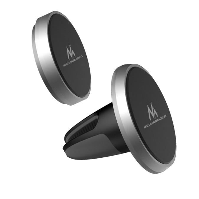 Maclean-holder, rund, magnetisk, til hjemmet og bilen, Comfort Series, aluminium, MC-746